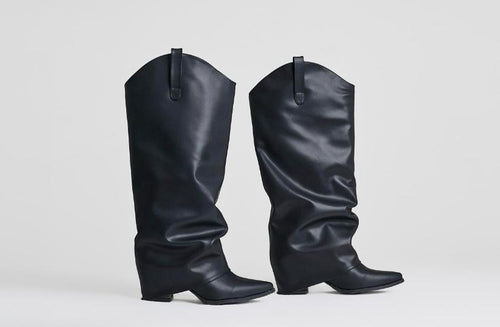Bota nevada negra